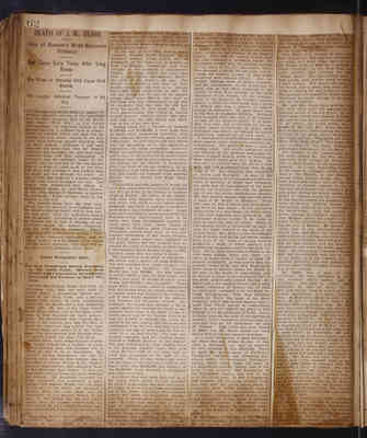 1882 Scrapbook of Newspaper Clippings Vo 1 075